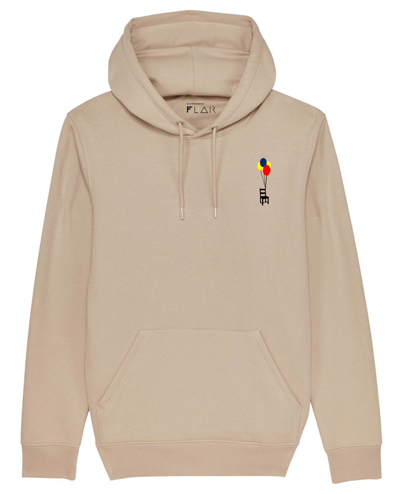 Balloons Hoodie-Hoodie-Clothes with Flair-XS-Desert-Clothes with Flair, Streetwear brands, streetwear style, urban, fashion, Style, minimalistisch, minimalism, outfit, Stick, Embroidery, cozy, Pulli, sweater,