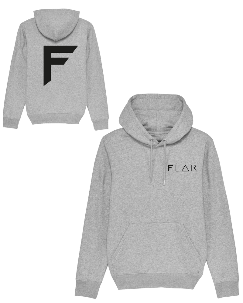 Flair Hoodie-Hoodie-Clothes with Flair-XS-Grey-Clothes with Flair, Streetwear brands, streetwear style, urban, fashion, Style, minimalistisch, minimalism, outfit, Stick, Embroidery, cozy, Pulli, sweater,