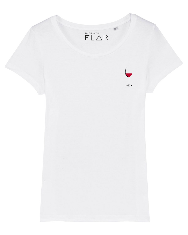 Wine-T-Shirt Damen-Clothes with Flair-XS-White-Clothes with Flair Streetwear brands, streetwear style, streetwear clothing, mens streetwear, streetwear shop streetwear outfits west coast streetwear urban streetwear streetwear hoodies best streetwear brands hypebeast brands streetwear fashion urban fashion urban style clothing urban street style urban style shop urban style men sweater sweatshirt outfits Flair Clothes with flair clotheswithflair hoodie